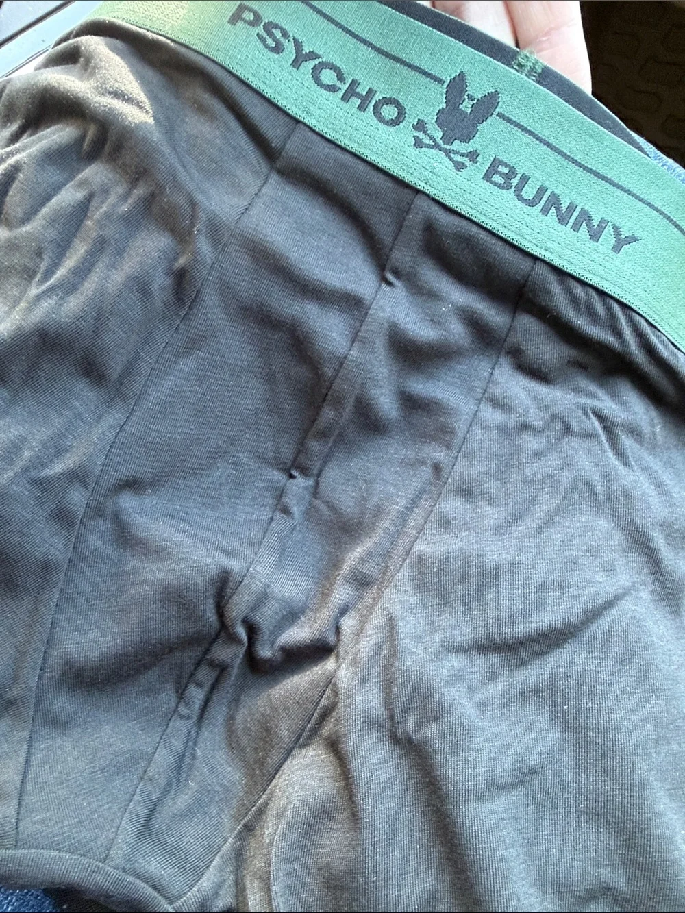 Psycho Bunny Black Men's Boxer Briefs with Branded Waistband Pack of 3 - Picture 5 of 6